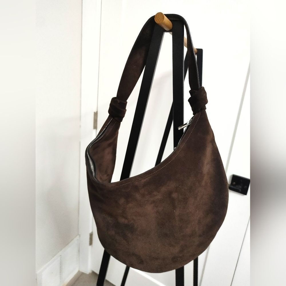 Reformation Chocolate Brown Hobo Bag - Picture 5 of 7